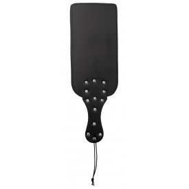 Черная шлепалка Studded Paddle - 38 см.